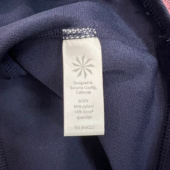 Athleta Navy Blue Knit Tank Dress Size Medium - Picture 4 of 8